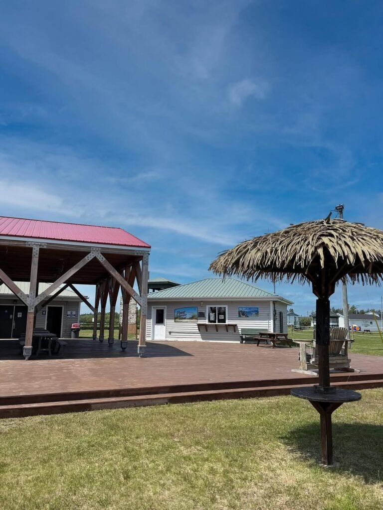 Avez-vous déjà visité le Parc Acadie-sur-Mer, à Le Goulet ☀️🌊Sur place, profitez de -•Une bout